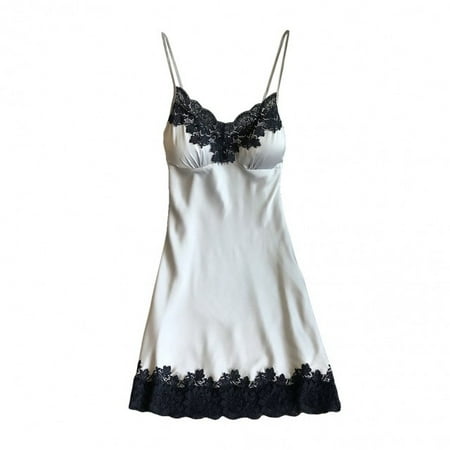 Sexy lingerie Silk Robe Dress Women s Nightdress Nightgown Sleepwear Summer Nightwear