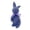 A04 Purple 8.5"x3.5"x3.1", variant on Easter Bunny Decorations Flocking Bunny Statue Miniature Rabbit Figurine Housewarming Gift Rabbit Desktop Ornament For Easter Home Desktop Table Decor - Black 8.5"X3.5"X3.1"
