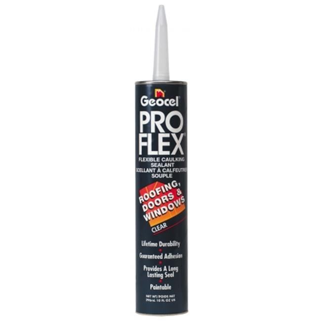 Geocel GC26100 10 Oz Clear Pro Flex Super Flexible Elastomeric Sealant
