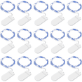 thumbnail image 1 of Led String Lights 15 Pack, 2m 20 Led Fairy Lights Battery Operated, Copper Wire Light (blue), 1 of 5