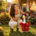 thumbnail image 5 of AZXY Porch Goose Outfit, Fits 23 Inch Porch Goose Statue, Bow‑Accent Princess‑Style Goose Clothes for Cement Goose, Goose Clothing, Elegant Outdoor Decor for Yard Patio Front Porch Garden, 5 of 6