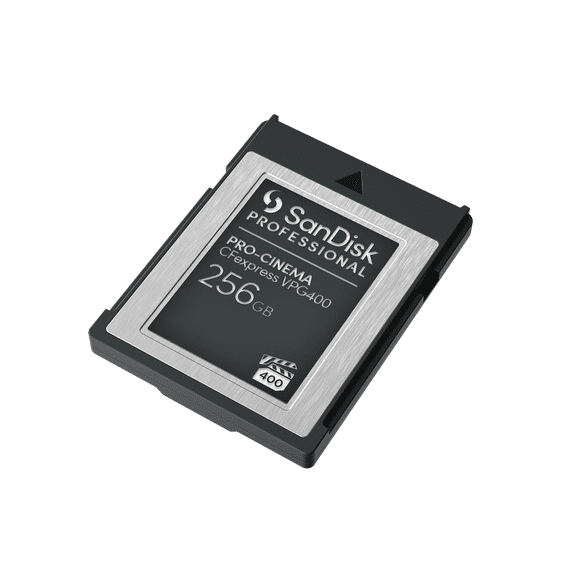 SanDisk 256GB PRO-CINEMA CFexpress VPG400 Type B Memory Card - SDPCVN4-256G-GNANN