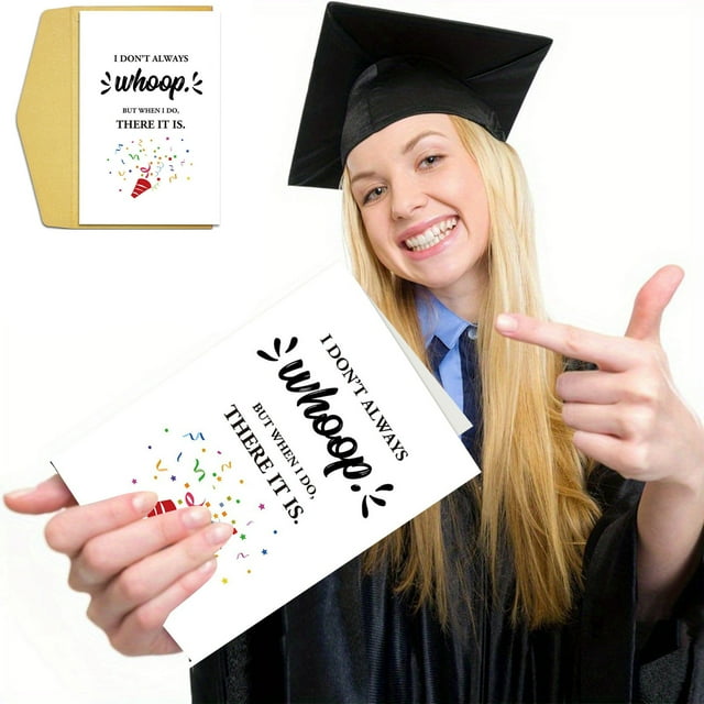 fsxdhpcsgfc Bridal Shower Thank You Cards with Envelopes 100 Interesting Congratulation Graduation Greeting Card Foldable Graduation Greeting Card For Graduation Party Message Blessing Card