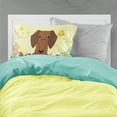 thumbnail image 2 of Carolines Treasures BB6130PILLOWCASE Easter Eggs Dachshund Red Brown Fabric Standard Pillowcase Standard multicolor, 2 of 2