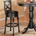 thumbnail image 2 of Bowery Hill Tabouret de Bar Pivotant de 29 Po en Noir, 2 of 4