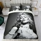 thumbnail image 4 of Madonna Conjunto de sábanas temático, trío de piezas, cómodo y amigable con la piel, diseño único, regalo de decoración para el hogar para familiares, amigos y fans,140X210cm, 4 of 6