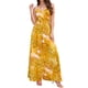 thumbnail image 1 of Lucakuins - Vestido largo de verano para mujer, sin mangas, sin espalda, cuello en V profundo, bohemio, floral Lucakuins  moda, 1 of 9