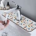 thumbnail image 7 of Sikiie Cartoon Space Splash Guard for Sink Faucet-1 PC Super Absorbent Fast Drying Mat Sink Gadgets-Splash Guard for Kitchen, Sink Mat, 7 of 7