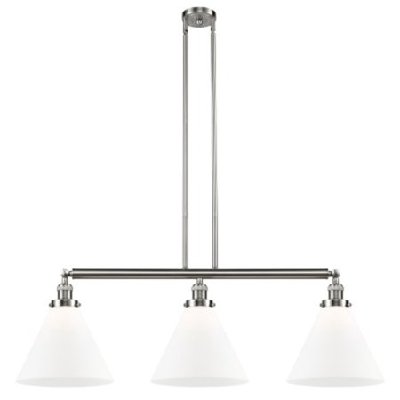 

Innovations Lighting 213 X-Large Cone Cone 3 Light 44 Wide Commercial Linear Chandelier -