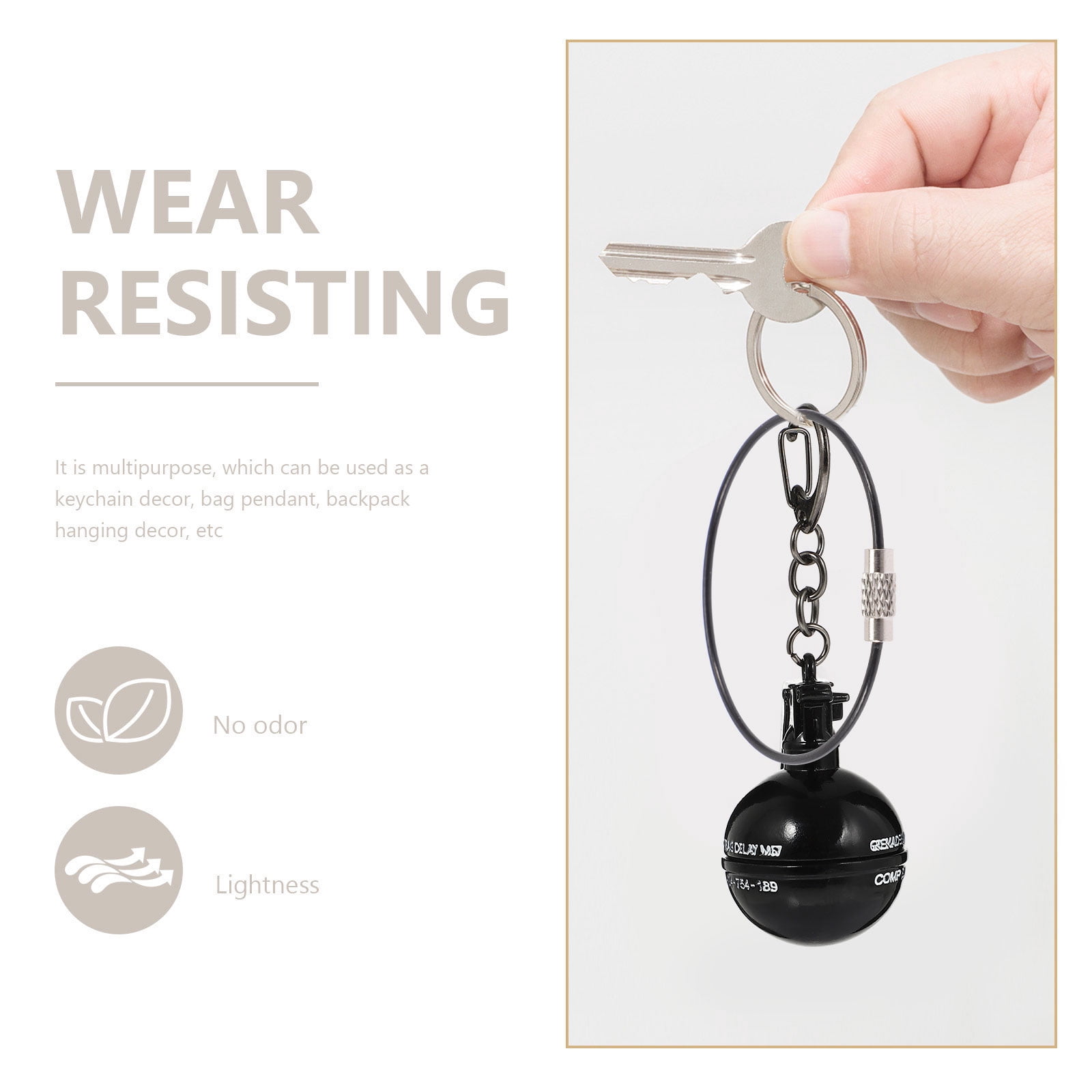 100 Pcs Luggage Binder Rings Tag Strap Bracelet Keychain for Car Keys Black