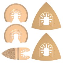 ODOMY 5X Oscillating Mixed Multi Tool Saw Carbide Blades Cutter Metal Set For Dremel