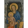 thumbnail image 3 of Gentile da Fabriano 18x24 Black Modern Framed Museum Art Print Titled - Virgin And&nbsp;Child (ca.&nbsp;1420-24), 3 of 5