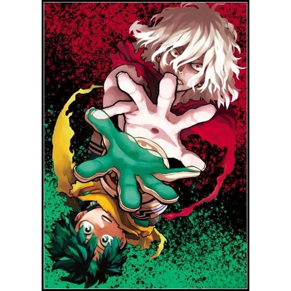 My Hero Academia Diamond Painting Set (For Adults) 5D DIY Anime Diamond Art Set (For Beginners) Round Full Diamond Diamond Painting Gem Art Crafts (Home Wall Decoration Gift)