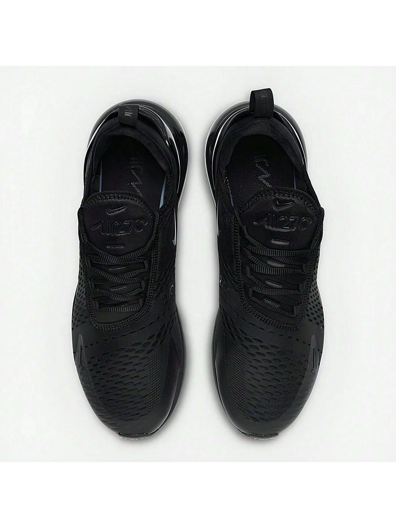 Nike Men's Air Max 270 Low Neck top Black/Black Athletic Shoes size 8.5