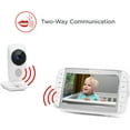 thumbnail image 3 of Motorola Video Baby Monitor with (2) 2.4GHz Cameras, 5" Screen, Color, 2 Piece, 3 of 3