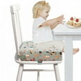 thumbnail image 4 of Dznils Asiento Booster para Mesa de Comedor, con Hebillas de Seguridad, Fondo Antideslizante, Perro Gris, 4 of 11