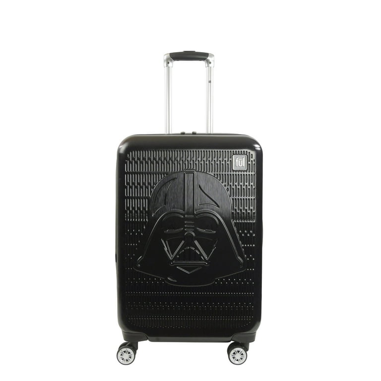 Star Wars Darth Vader 25 Inch Rolling Luggage Embossed Hardshell Suitcase with Wheels Black Walmart