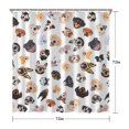 thumbnail image 5 of Cartoon Dog Shower Curtain 72"x72" ,Bathroom Decorative Shower Curtains Set with 12 Hooks,Modern Waterproof Washable Shower Curtain, 5 of 6