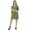 Green, variant on Bimba Women Plain Kaftan Dress Beach Cover Up Cotton Solid Caftan
