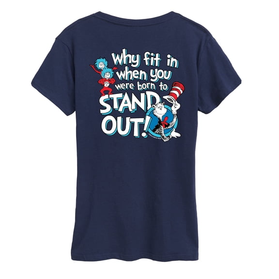 Dr. Seuss - Why Fit In - Women's Short Sleeve Graphic T-Shirt