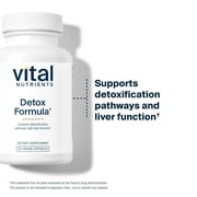 Vital Nutrients Detox Formula | Vegan Liver Detox | Antioxidant Supplement Promotes Liver & Detoxification Support | Gluten, Dairy, Soy Free | Non-GMO | 60 Capsules