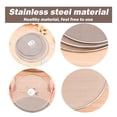 thumbnail image 4 of Stainless Steel Frying Pan Splatter Guard, Splatter Screen Splash, Splash With Folding Handle Guard for Cooking Splatter Guard Pan Cover Protector for Kitchen Pots Mesh Lid 29cm/11.41", 4 of 7