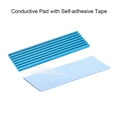 thumbnail image 3 of Aluminum Heatsink Kit 70x22x3mm Blue w Two Silicone Thermal Pads for M.2, for 2280 SSD, 3 of 4