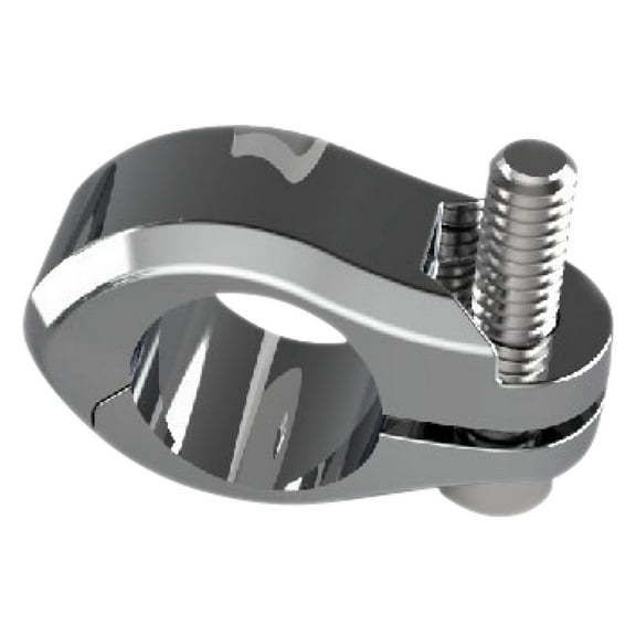 Ciro Chrome Flag Mount for 3/4" Diameter Tube Rail (70607)