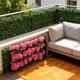 thumbnail image 4 of Artificial Hedge Fence Expandable Faux Leaf Screen Panel Decorative Wall For Balcony, 4 of 7