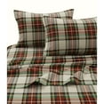 thumbnail image 4 of Cozy Flannel Novelty and Holiday Printed Extra Deep Pocket Sheet Set plaid moose Twin Flannel Animal Print, 4 of 5