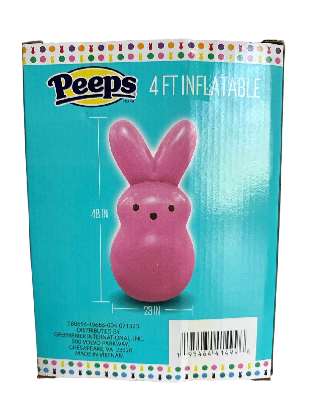 Peeps 4 Foot Inflatable Bunny Purple