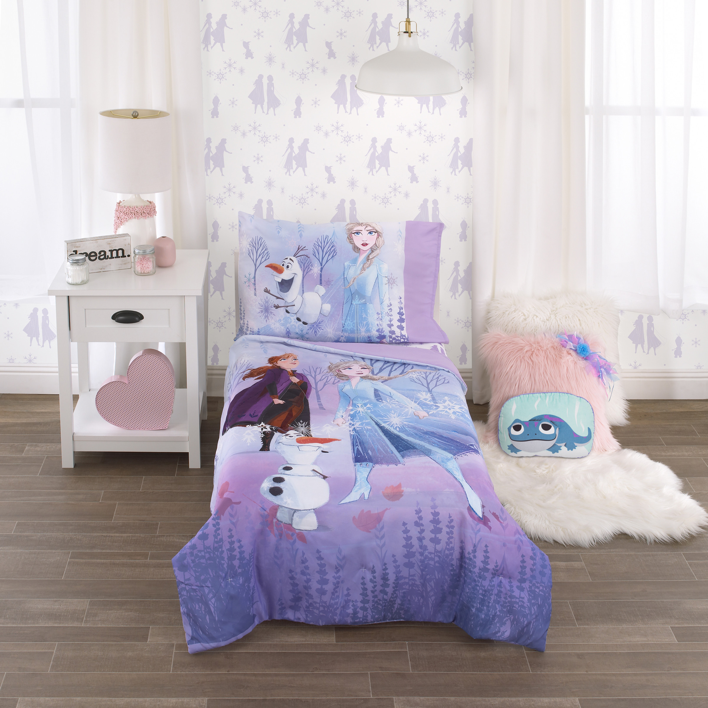 Disney Frozen 2 Double-Sided "Bruni" Toddler Decorative Pillow 15" x 10", Multi-Colored, 1 Count