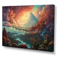 thumbnail image 2 of Designart "Storm Brewing II" City Futuristis Wall Art Print, 2 of 5