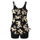 thumbnail image 5 of Trajes de baño Amzcrzy Tankini para mujer, trajes de baño, trajes de baño, bikini, traje de baño conservador para mujer, estampado, talla grande, traje de baño dividido de dos piezas, negro, M, 5 of 5