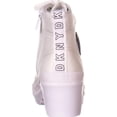 thumbnail image 5 of Womens DKNY Pandie Lug Lace Up Boots, White, 7 US, 5 of 6