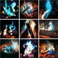 thumbnail image 6 of JeashCHAT Magical Flames Color Fire Packets Fire Colors for Campfires, Fire Pits, Outdoor Fireplaces - Hue-Changing Cosmic Flame Powder - Camping Accessories, 6 of 9