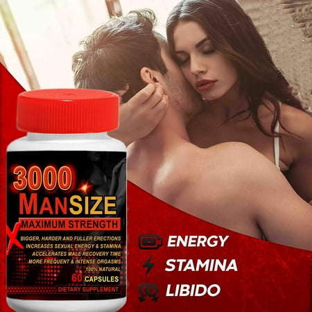 Durbalife Mansize 3000 Male Supplements Multi Maca & Tribulus Formula Up to 3000mg (1 Month Supply)