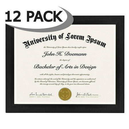 Americanflat 12 Pack - Document Frame - Display Certificates 8.5x11 ...