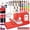 Deluxe Accessory Bundle, variant on POOLIN EOC05 4in x 9.2in Computerized Embroidery Machine - Red
