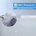 Clear Peva Shower Curtain Liner 70x72 Inches Waterproof Heavy Duty ...