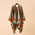 thumbnail image 2 of DPTALR Women's Autumn And Winter Retro Plaid Scarf Shawl For Warmth And Cold Protection Scarf, 2 of 3