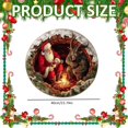 thumbnail image 3 of Christmas 3D Rugs Optical Illusion,Vortex Floor Mat with Christmas Pattern,Non-Slip Santa Claus Round 3D Effect Design Floor Mat for Festive Xmas Holiday Party Home Indoor Decorative, 3 of 6