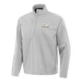 thumbnail image 2 of Men's-Antigua  Heather Gray Austin Dillon Brisk Quarter-Zip Pullover Jacket, 2 of 3