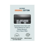 KT Tape Black Original Cotton Kinesiology Tape 20 Precut Strips