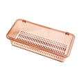thumbnail image 2 of Caja de brochas de maquillaje Zulema Estuche de acrílico a prueba de polvo marrón, 2 of 8