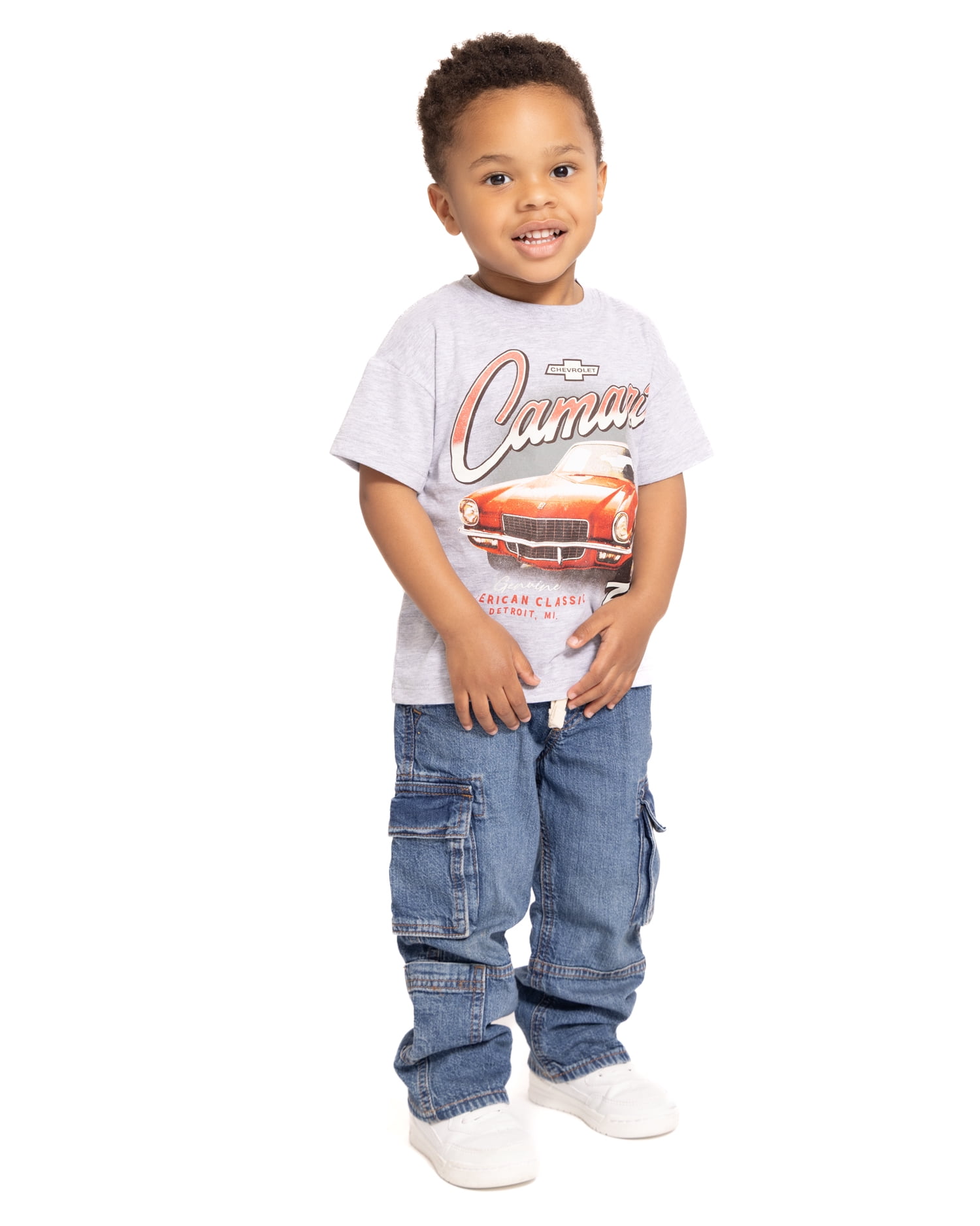 Chevy Camaro Toddlers' Graphic Tee with Short Sleeves, Sizes 12M-5T