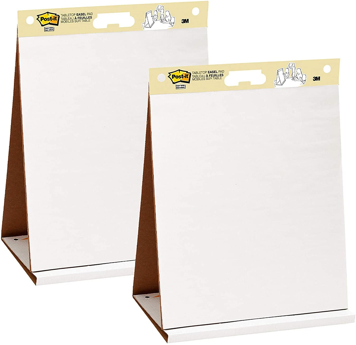 Postit Super Sticky Portable Tabletop Easel Pad, 20x23 Inches, 20