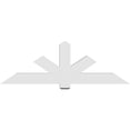 thumbnail image 4 of 72"W x 24"H x 4"D x 6"F, 8/12 Pitch, Kennewick Architectural Grade PVC Gable Bracket, 4 of 8