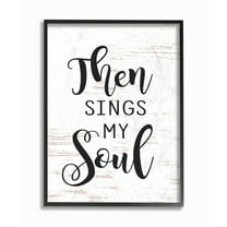The Stupell Home Decor Collection Then Sings My Soul Wall Art