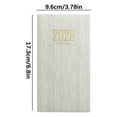 thumbnail image 3 of 2026 A6 Mini Notebook Organizer Planner Daily Planner Travel Diary for home Office Home Student Scheduling, 3 of 3